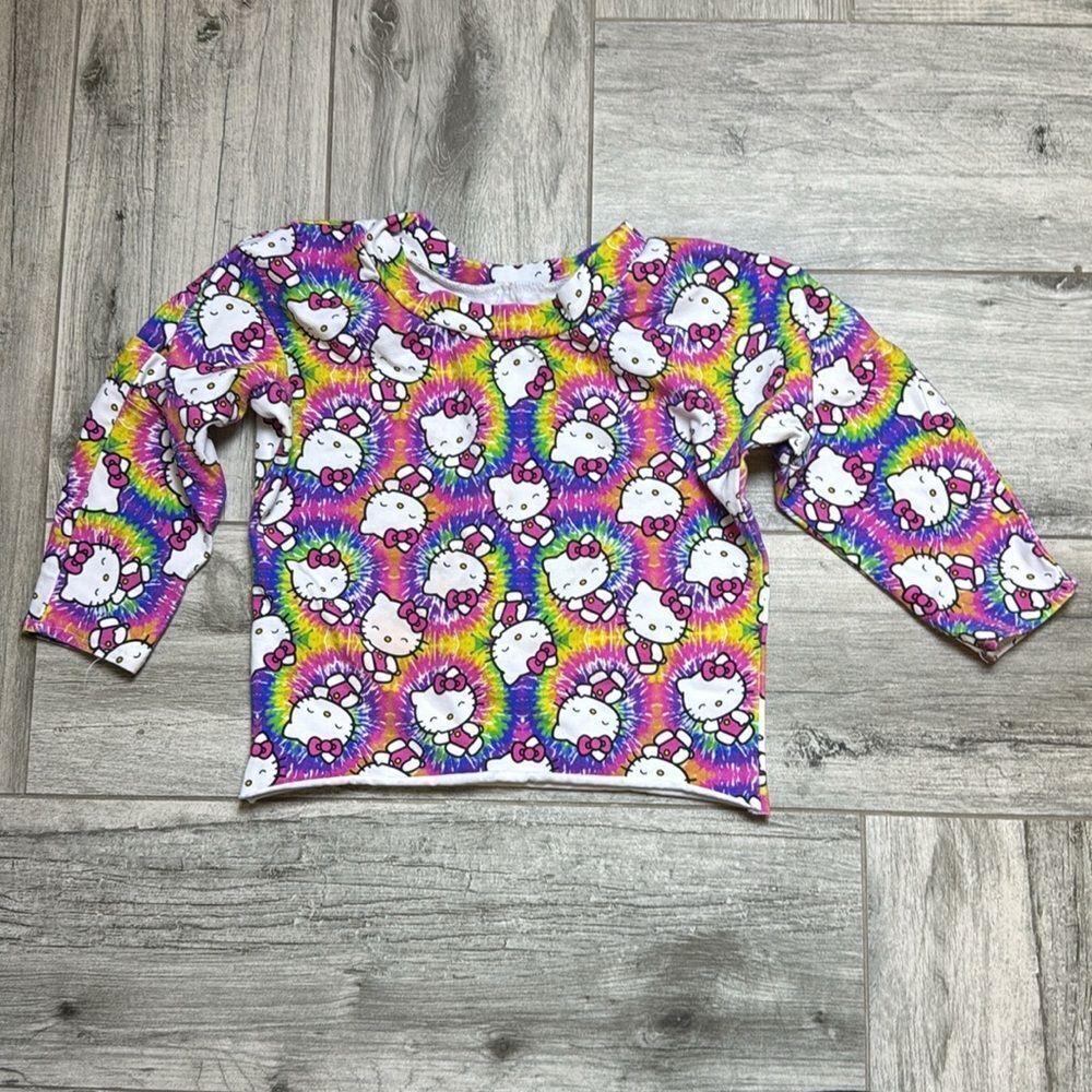 Baby Liv Boutique Kids Long Sleeve Hello Kitty Tie-Dye Top Size 3T